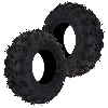 Coppia di pneumatici anteriori per Quad Shineray 300cc STE (22x8.00-10) , Ricambi Quad Shineray 300