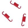 3 molle Hard per frizione per scooter 50cc a 2 tempi (rosse), Parti di scooter cinesi