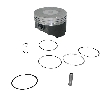 Kit pistone per motore scooter 125cc GY6 con rivestimento in molibdeno, Parti di scooter cinesi