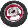 Ruota anteriore completa per Scooter cinese (rosso - tipo 1), Parti di scooter cinesi