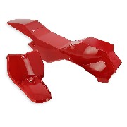 Carena mini supermotard rossa - Tipo 2