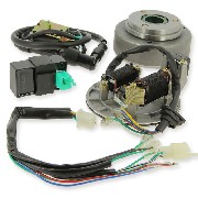 Sistema avviamento completo per Pit Bike 110cc 125cc avviamento a pedale