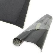 Wrap roll autoadesivo in finto carbonio per Pocket réplica R1 (Nero)