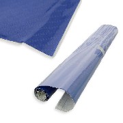 Wrap roll autoadesivo in finto carbonio per Citycoco (Blu)