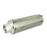 Silenziatore di scarico cromato per Skyteam Cobra 125cc
