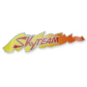 Adesivo SkyTeam per Skymax (giallo-arancio-rosso)