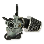 Kit carburatore 19mm filtro angolato per Dax Skymax Skyteam