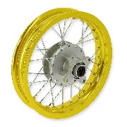 Cerchio posteriore per Pit Bike 12'' (tipo 3, oro)