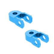 2 Prolunga 6cm per ammortizzatore per Pit Bike (Blu)