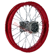 Cerchio 14'' posteriore per Pit Bike AGB30 (Rosso, tipo 4)