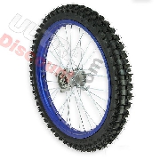 Ruota anteriore 19'' per Pit Bike AGB30 - Blu