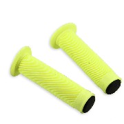 Coppia manopole Grip Giallo per Ricambi Mini moto cross