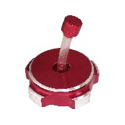 Tappo per serbatoio benzina per Pit Bike Rosso (tipo 4)