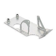Piastra inferiore motore per Pit Bike avente un motorino di avviamento (Chrome)