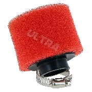 Filtro aria doppia spugna rossa (36mm)s