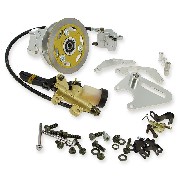 Kit freno a disco 125mm posteriore Tuning per Monkey - Gorilla 50cc-125cc