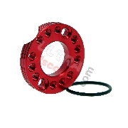 Adattatore Pipa di immissione per PBR 110 - 125cc (Rosso, 28mm)