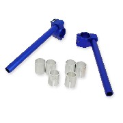 Bracci manubrio Tuning per mini moto (tipo 3, blu)