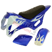 Carena per mini moto cross Blu (tipo 1)