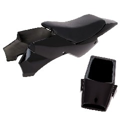 Carena mini supermotard nera - Tipo1, Ricambi pocket supermoto