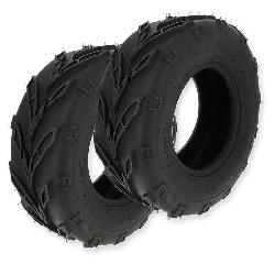 Coppia di pneumatici anteriori 21x7-10 per Ricambi Bashan 250cc BS250AS-43, Ricambi Bashan 250cc BS250AS-43