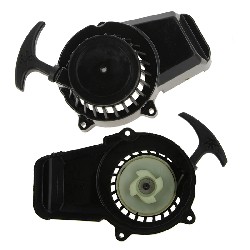 Avviamento a strappo Quick Start plastica nero per Mini moto cross (type2)