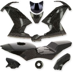 Carena Carbonio Special Edition per mini Nitro (nera)