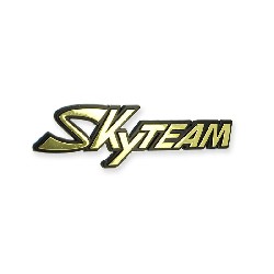 Adesivo in plastica con logo SkyTeam per serbatoio Trex, Ricambi Trex Skyteam