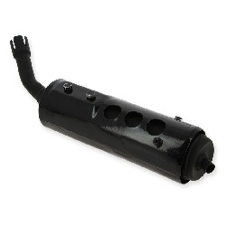 Silenziatore di scarico per Skyteam PBR 50cc 125cc (Nero), Ricambi PBR Skyteam ZB Honda