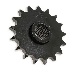 Pignone a 17 denti (530 : Ø:25mm) per Quad cinesi 530-T17