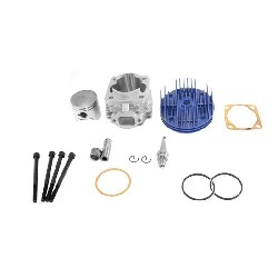 Kit mini moto 49cc 4 transferts asse di 12 mm (tipo A, blu)