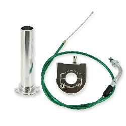 Manopola acceleratore rapida di qualità (Alu) + Cavo, Ricambi Pocket Blata MT4