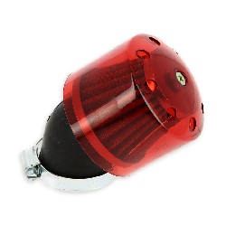 Filtro aria Racing per Pit Bike (42mm) Rosso, Ricambi Pit Bike