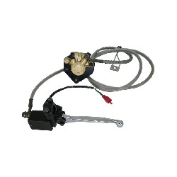 Freno posteriore completo per scooter Baotian BT49QT-12 (tipo 1)