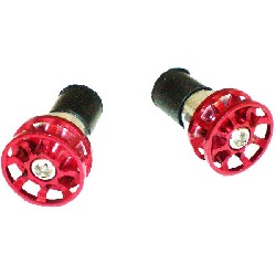 Tappi manubrio Rosso (tipo 3), Ricambi Monkey - Gorilla