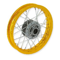 Cerchio anteriore 12'' per Pit Bike (oro)