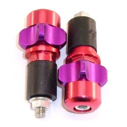 Tappi protezione maniglia Rosso-viola (tipo 2), Ricambi Baotian BT49QT-11