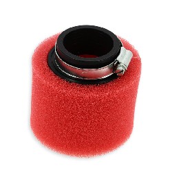 Filtro aria con doppia spugna rosso (44-45mm)