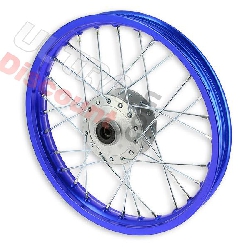 Cerchio anteriore 14'' per Pit Bike AGB27 (tipo 1) Blu scuro