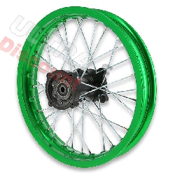 Cerchio 14'' posteriore per Pit Bike AGB30 (verde, tipo 4)