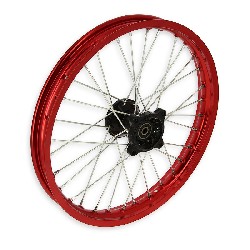 Cerchio anteriore 17'' per Pit Bike AGB30 (rosso)