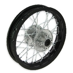Cerchio posteriore per Pit Bike 12'' (tipo 1, nero), Ricambi Pit Bike