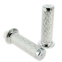 Manopole squamate (argento), Ricambi Mini Moto