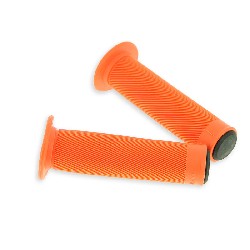 Coppia manopole Grip arancione per Bashan 200cc BS200S7