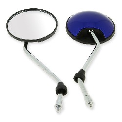 Lotto Specchietto retrovisore per Citycoco Shopper - Blu Metalizzato