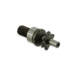 Pignone rinforzato a 6 denti passo TF8  per mini moto (tipo H), Ricambi Mini Moto