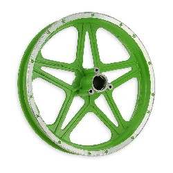 Cerchio posteriore verde per mini moto cross (10'', tipo 1)