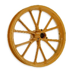 Cerchio anterior giallo per mini moto cross (10'', tipo 2)