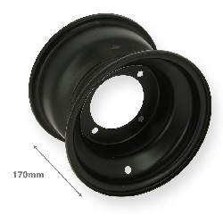 Cerchio posteriore nero per Quad 200cc JYG (18x9.5-8) 170mm