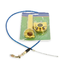 Manopola acceleratore rapida di qualità (oro) + cavo (blu), Ricambi mini quad
